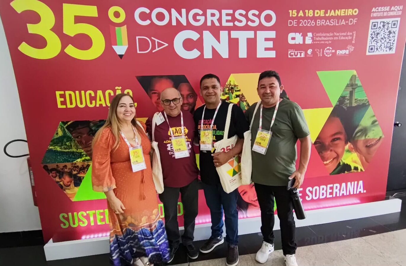 CNTE inicia 35º Congresso em Brasília com delegação de Mossoró e agenda voltada à defesa da educação pública